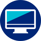 Illustration: Desktop computer icon